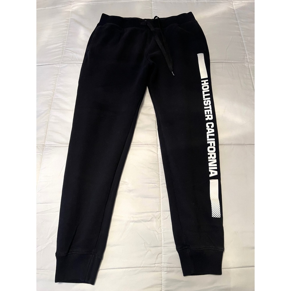 Hollister Y2K California Women's Black Logo Jogger Sweatpants Size M